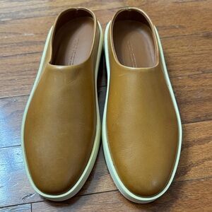 Unisex Tan Slip-On Shoes